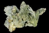 Bladed Barite Crystal Cluster with Quartz and Marcasite - Morocco #160135-1
